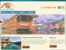 Tablet Screenshot of hariomtravel.com